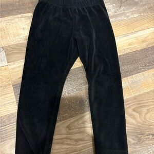 Jumping Beans Black Velour Leggings good condition no signs of wear